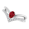 Natural Ruby | Pear | 6 x 4mm