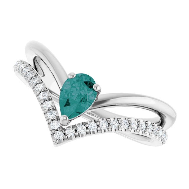 Lab-Grown Alexandrite | Pear | 6 x 4mm