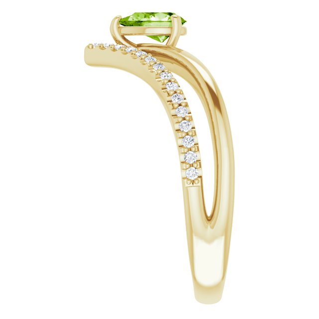 Natural Peridot | Pear | 6 x 4mm