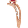 Natural Ruby | Pear | 6 x 4mm