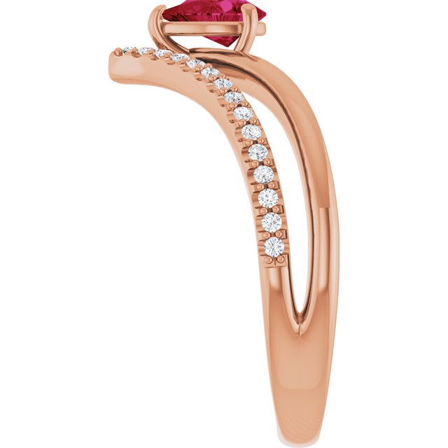 Natural Ruby | Pear | 6 x 4mm