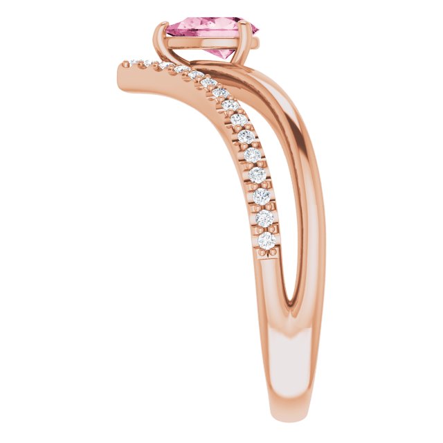 Natural Pink Tourmaline | Pear | 6 x 4mm