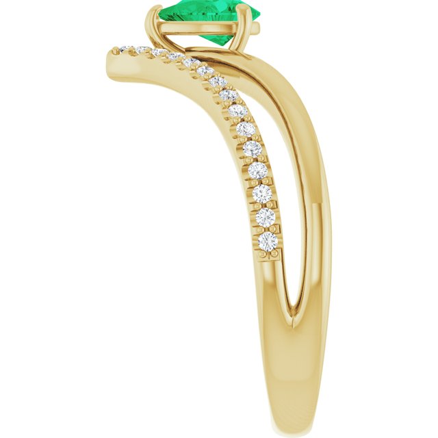Natural Emerald | Pear | 6 x 4mm