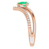 Natural Emerald | Pear | 6 x 4mm | Lab-Grown Emerald | Pear | 6 x 4mm