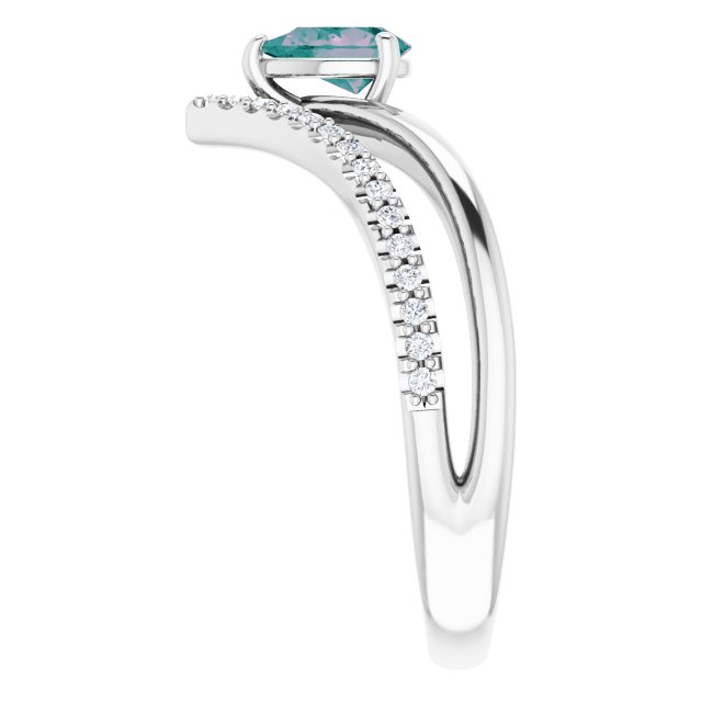 Lab-Grown Alexandrite | Pear | 6 x 4mm