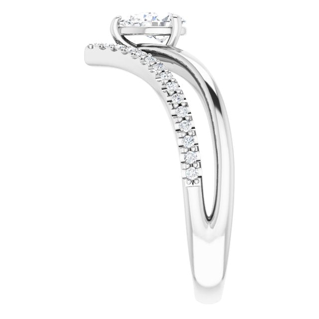 Natural White Sapphire | Pear | 6 x 4mm