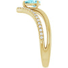 Natural Blue Zircon | Pear | 6 x 4mm