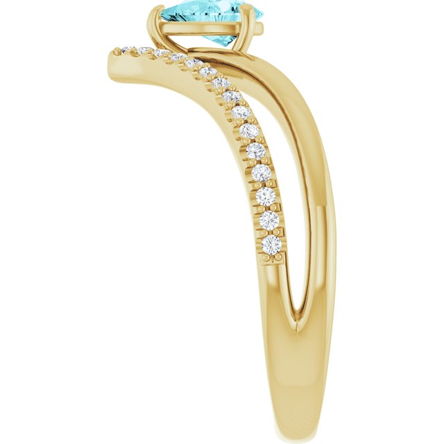 Natural Blue Zircon | Pear | 6 x 4mm