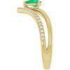 Lab-Grown Emerald | Pear | 6 x 4mm