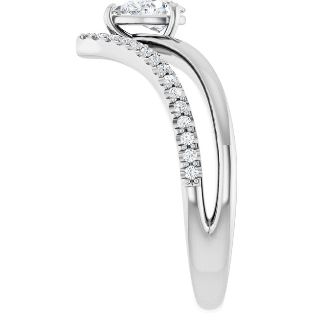 Natural White Sapphire | Pear | 6 x 4mm