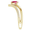 Natural Ruby | Pear | 6 x 4mm | Lab-Grown Ruby | Pear | 6 x 4mm