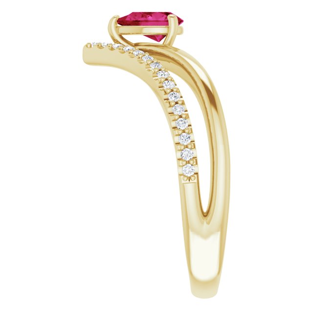 Natural Ruby | Pear | 6 x 4mm | Lab-Grown Ruby | Pear | 6 x 4mm