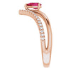 Natural Ruby | Pear | 6 x 4mm | Lab-Grown Ruby | Pear | 6 x 4mm