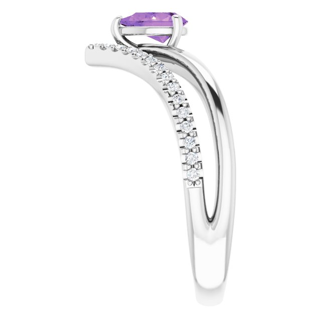 Natural Amethyst | Pear | 6 x 4mm