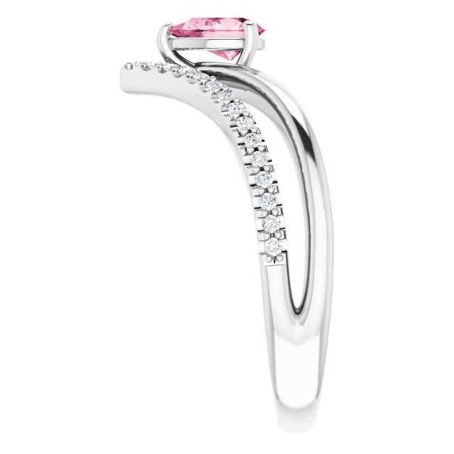 Natural Pink Tourmaline | Pear | 6 x 4mm