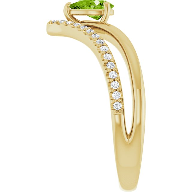 Natural Peridot | Pear | 6 x 4mm