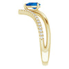 Natural Blue Sapphire | Pear | 6 x 4mm | Lab-Grown Blue Sapphire | Pear | 6 x 4mm