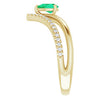 Natural Emerald | Pear | 6 x 4mm | Lab-Grown Emerald | Pear | 6 x 4mm