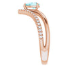 Natural Blue Zircon | Pear | 6 x 4mm