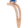 Lab-Grown Blue Sapphire | Pear | 6 x 4mm