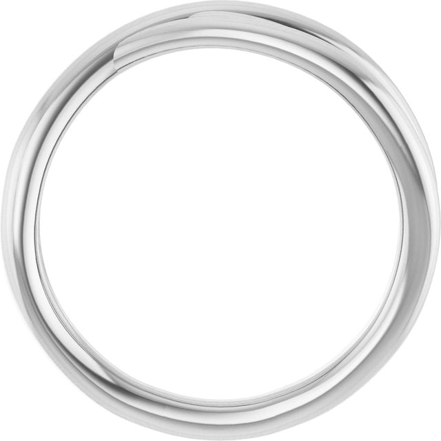 Sculptural Crossover Knot Ring — Sterling Silver