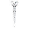 14K White | Cushion