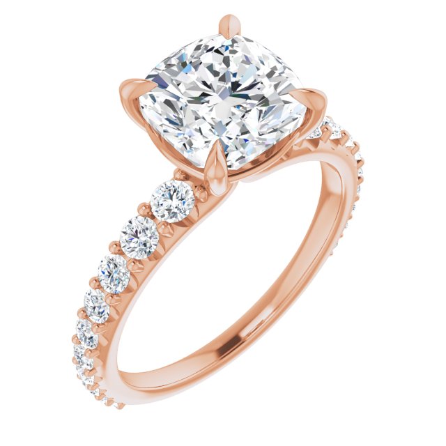 14K Rose | Cushion
