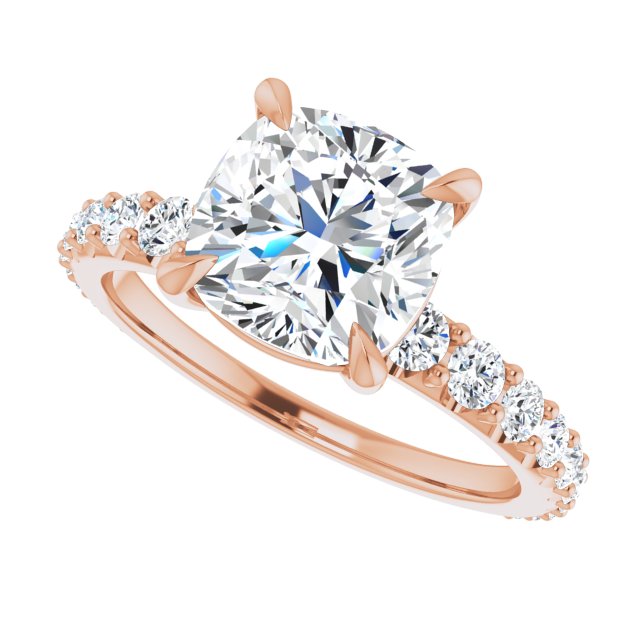 14K Rose | Cushion