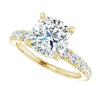 14K Yellow | Cushion