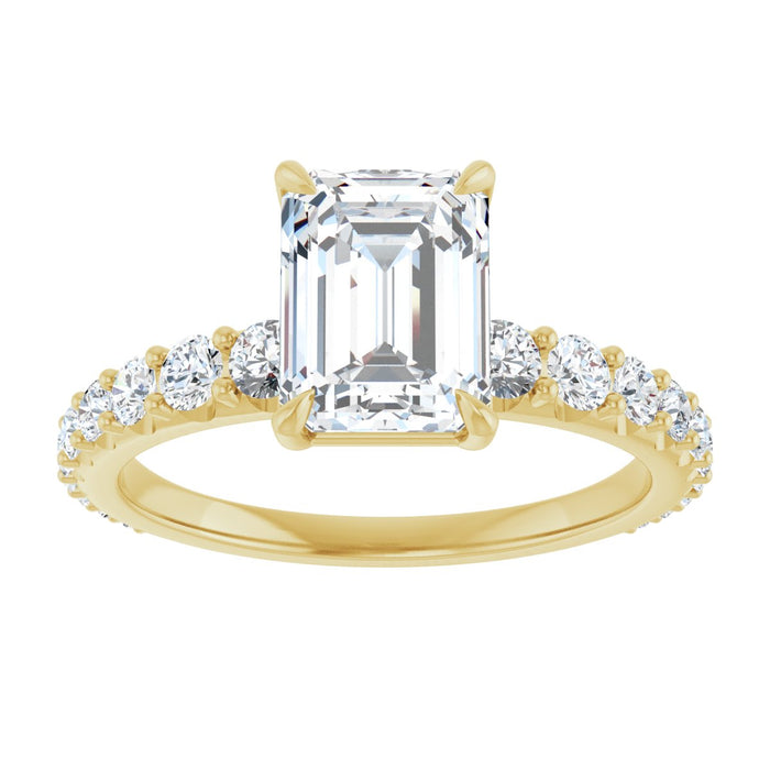 14K Yellow | Emerald