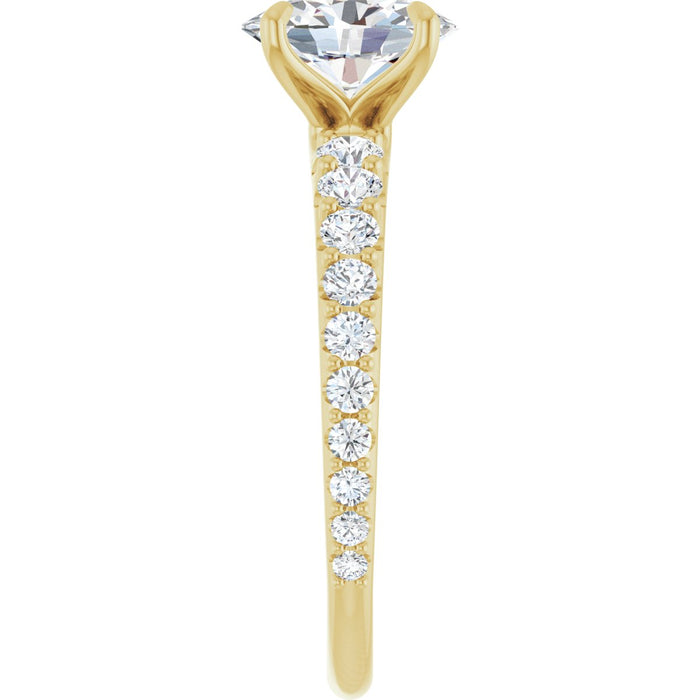 14K Yellow | Oval