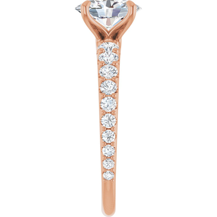 14K Rose | Oval