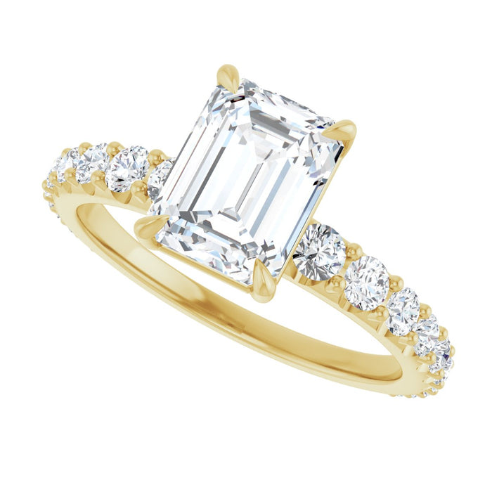 14K Yellow | Emerald