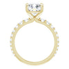 14K Yellow | Cushion
