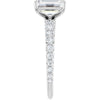 14K White | Emerald