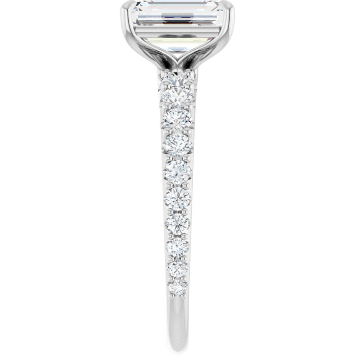 14K White | Emerald