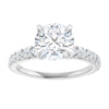 14K White | Round