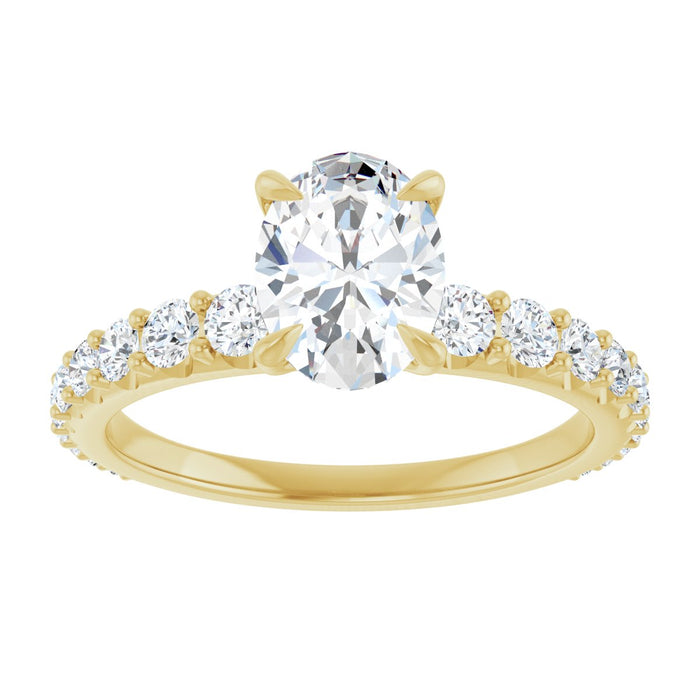 14K Yellow | Oval