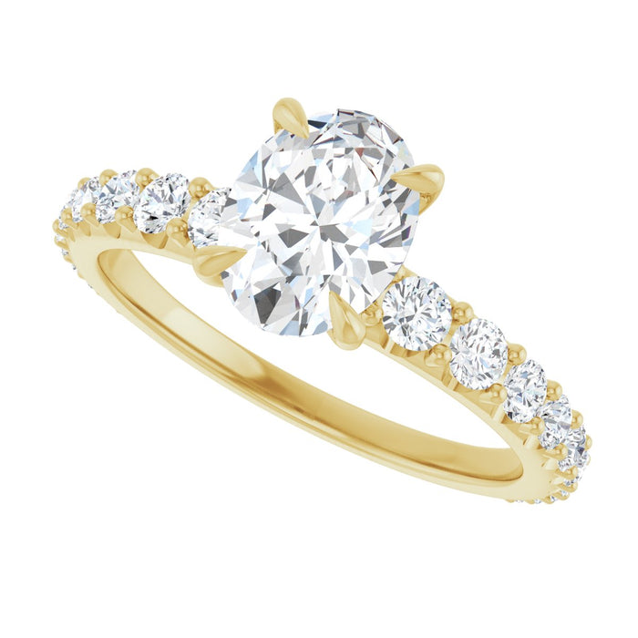 14K Yellow | Oval