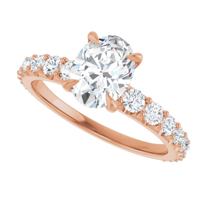 14K Rose | Oval