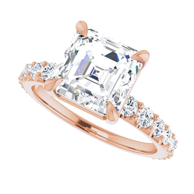 14K Rose | Asscher