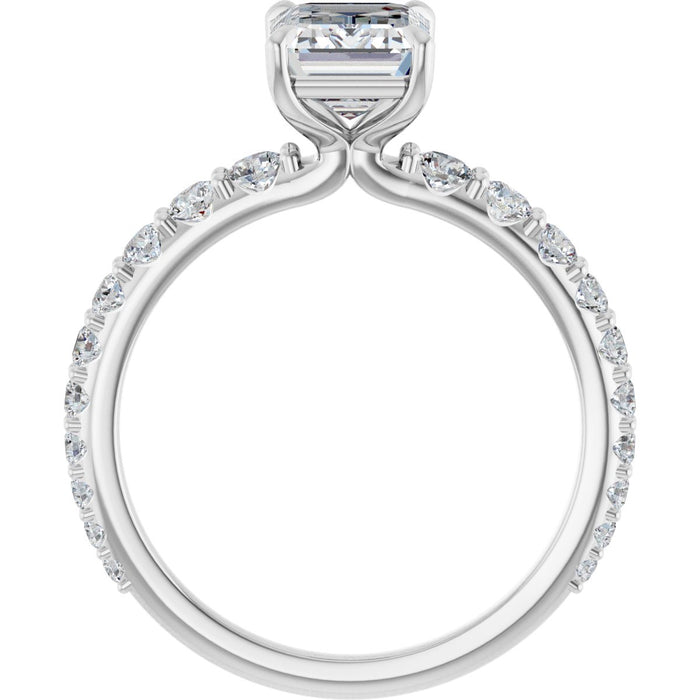 14K White | Emerald