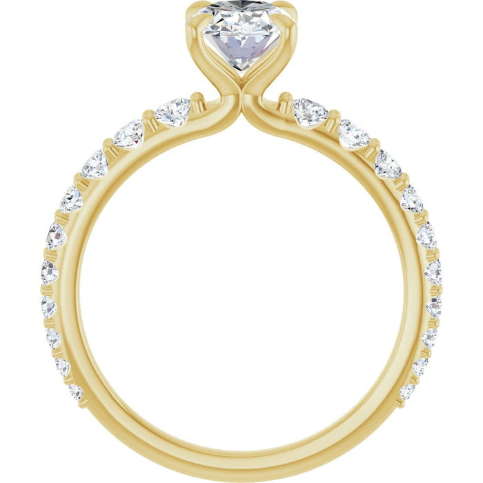 14K Yellow | Oval