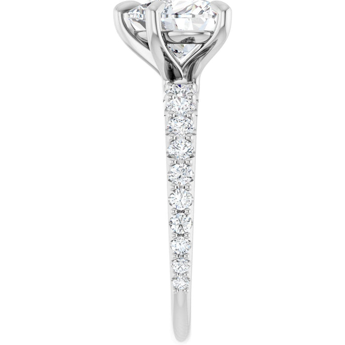 14K White