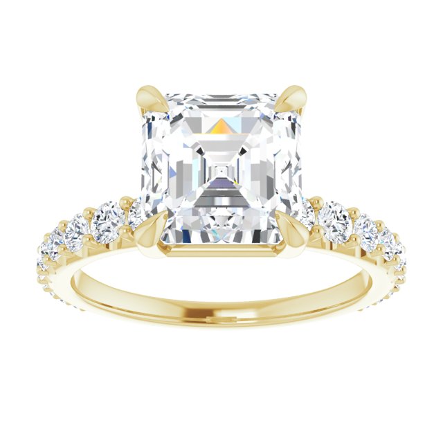 14K Yellow | Asscher