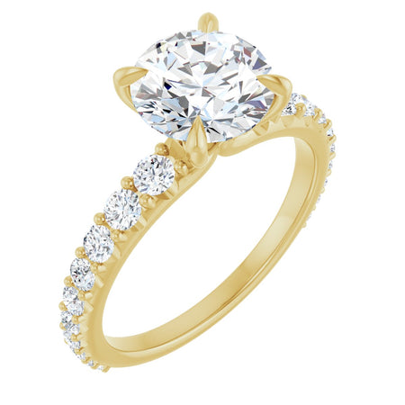 14K Yellow | Round