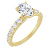 14K Yellow | Oval