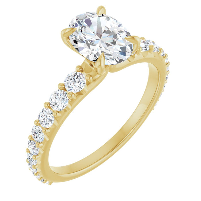 14K Yellow | Oval