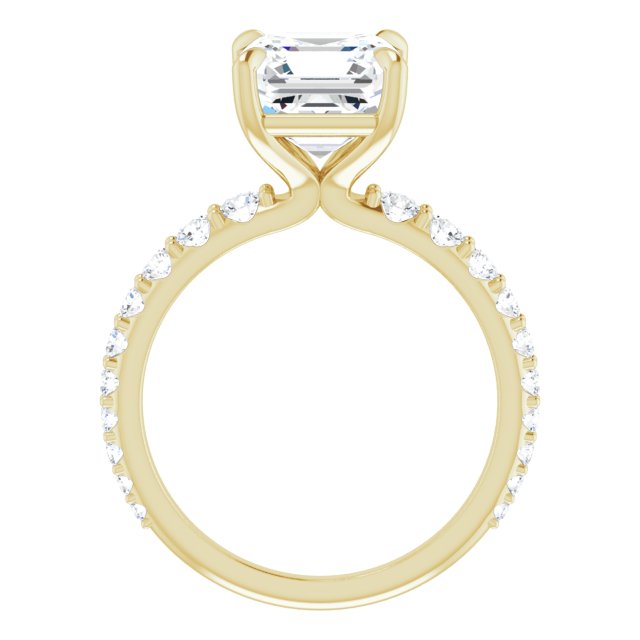 14K Yellow | Asscher