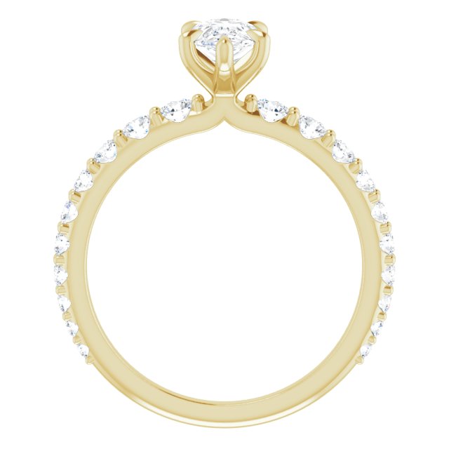 14K Yellow | Pear